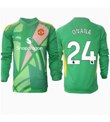 Manchester United Andre Onana #24 Målvakt Tredje Tröja 2024-25 Långärmad